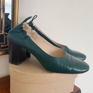 ❗️SOLD❗️Everlane The Day Heel in Green Sz 5